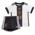 Maillot de foot Allemagne Leroy Sane #19 Domicile vêtements enfant Monde 2022 Manches Courtes (+ pantalon court)